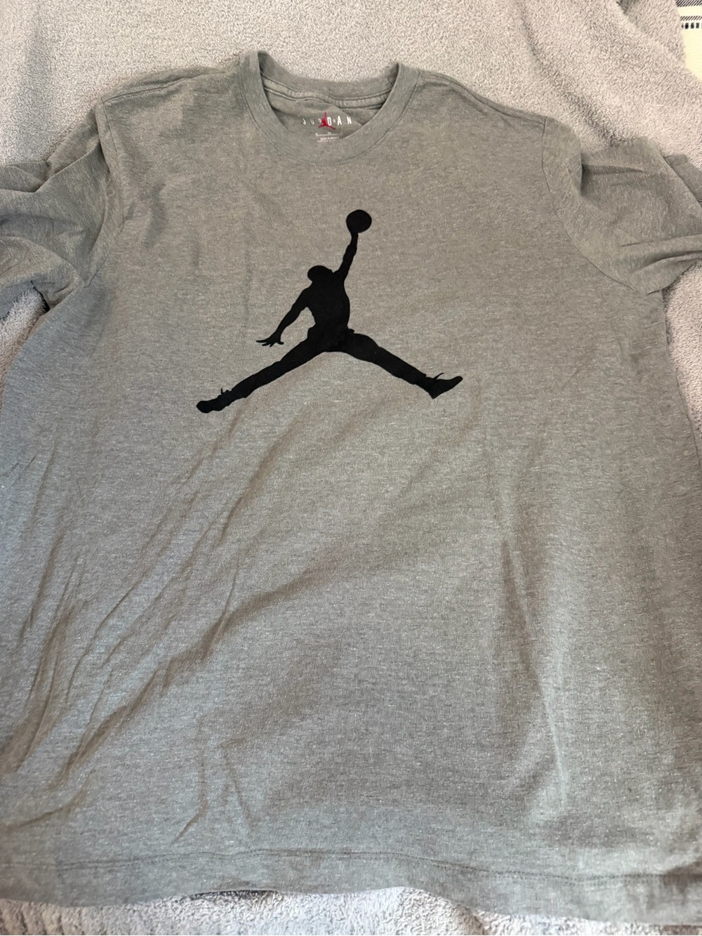 Nike Jordan Men's Gray Logo T-Shirt men’s XL